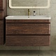 Style Line Мебель для ванной подвесная Атлантика 100, Люкс, старое дерево, PLUS – фотография-18